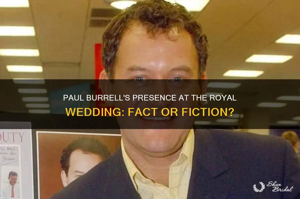 was paul burrell at the royal wedding