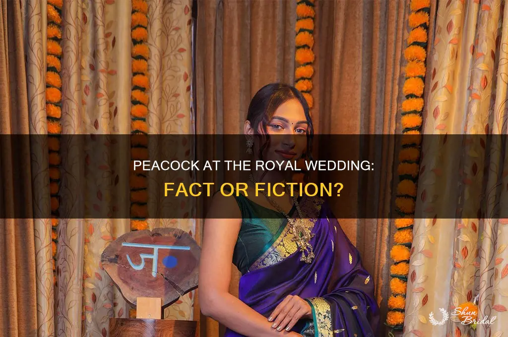 was peacock served at the royal wedding