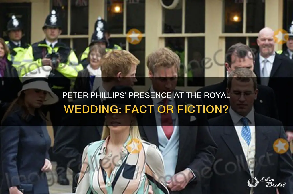 was peter phillips at the royal wedding