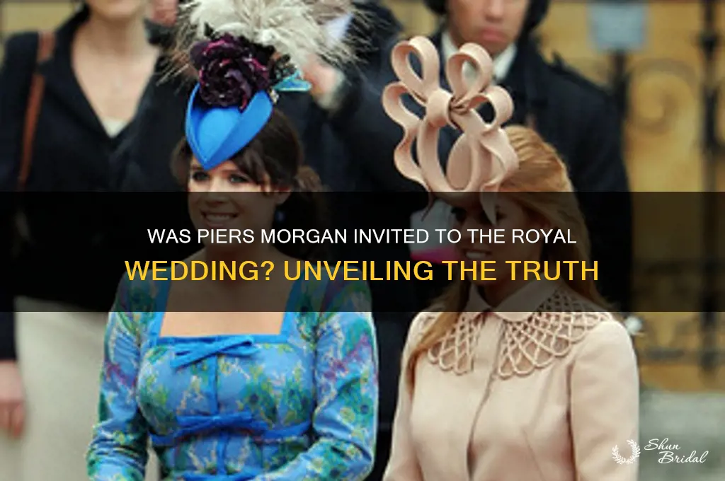 was piers morgan at the royal wedding