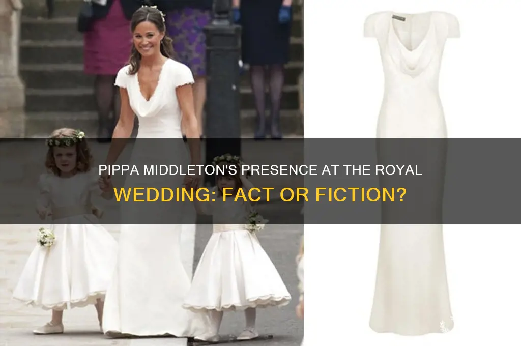 was pippa middleton at royal wedding