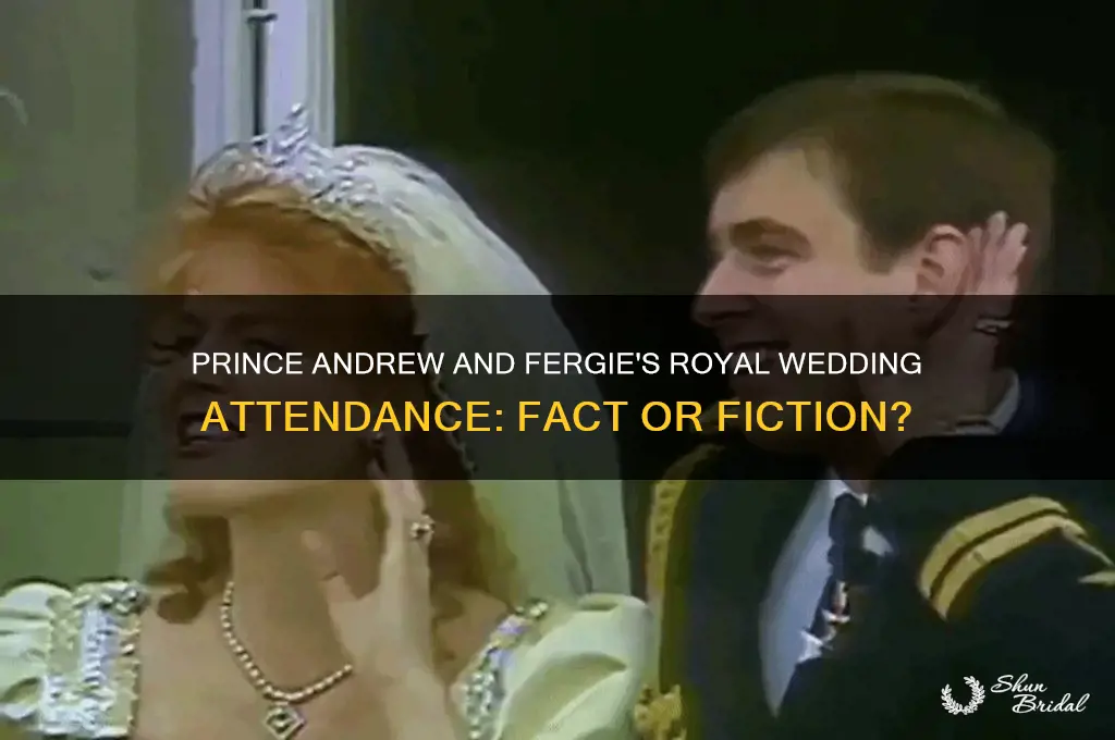 was prince andrew and fergie at the royal wedding