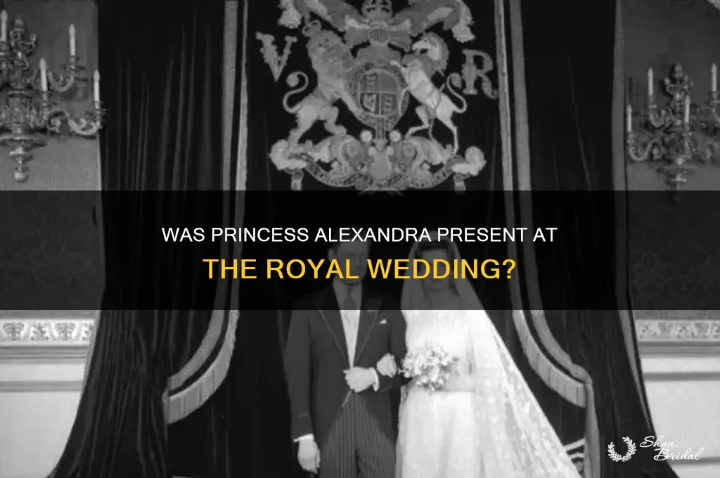 was princess alexandra at the royal wedding