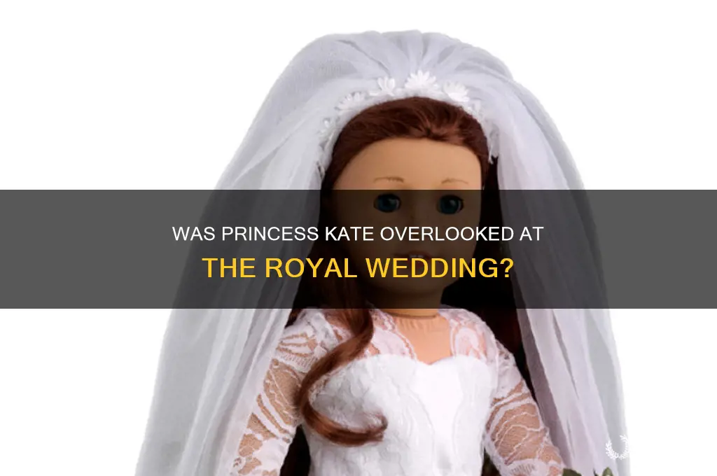 was princess kate ignored at royal wedding