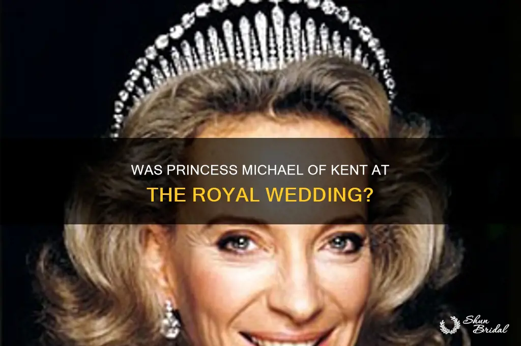 was princess micheal at royal wedding
