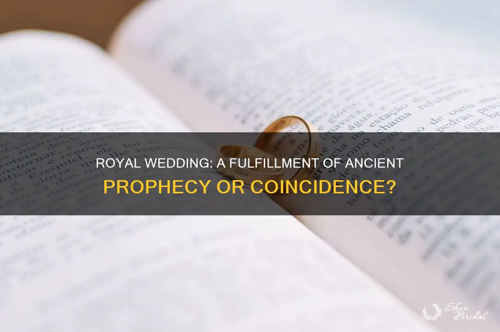 was prophechy fullfilled at the royal wedding