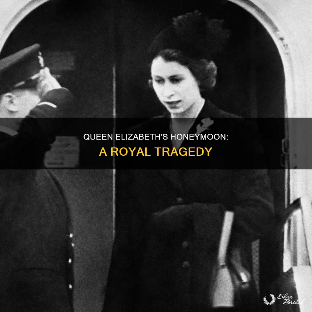 was queen elizabeth on her honeymoon when her father died