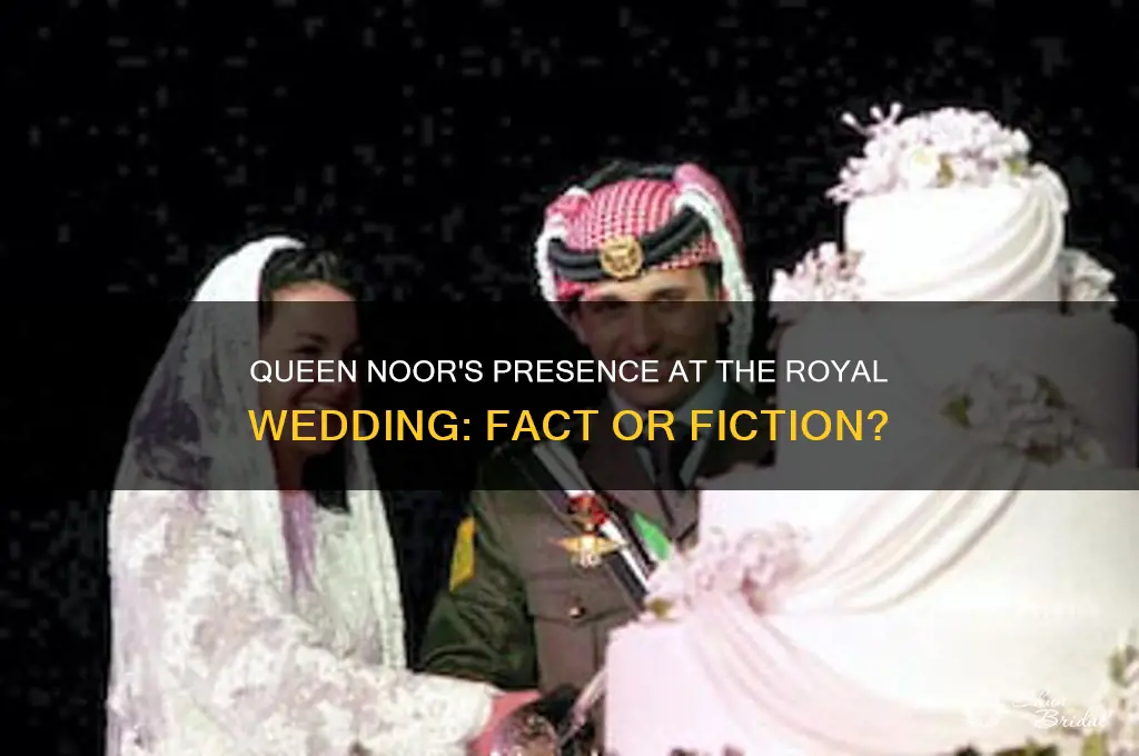 was queen noor at royal wedding