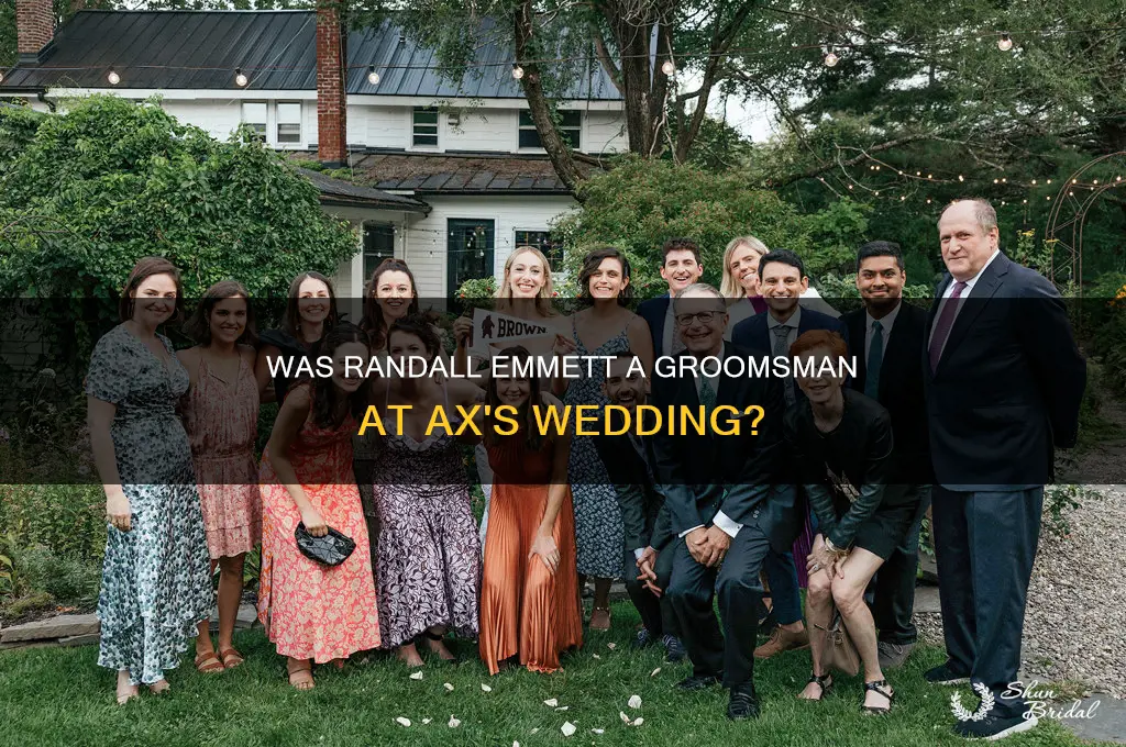 was randall emmett in ja groomsman in ax