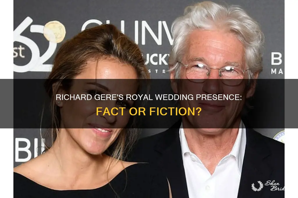 was richard gere at royal wedding