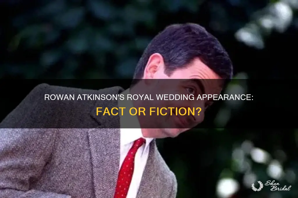 was rowan atkinson at the royal wedding
