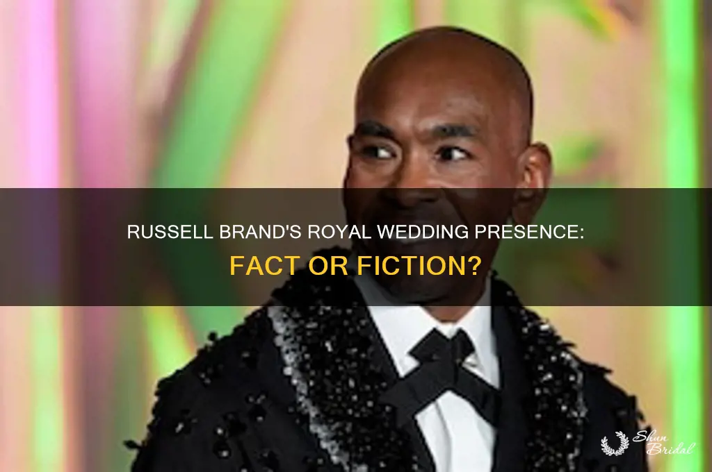 was russel brand at the royal wedding