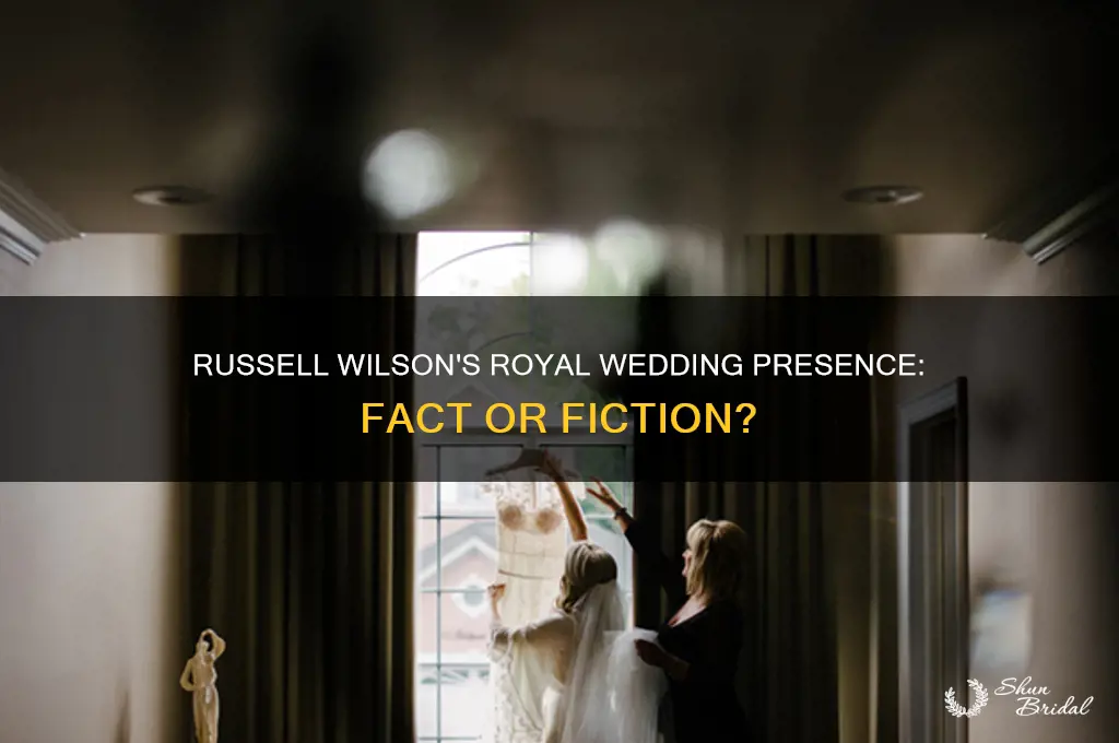 was russell wilson at the royal wedding