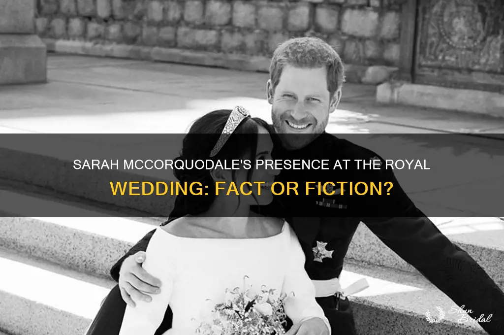 was sarah mccorquodale at the royal wedding
