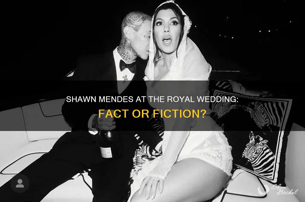 was shawn mendes at the royal wedding