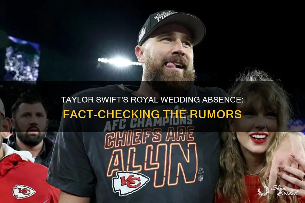 was taylor swift at the royal wedding