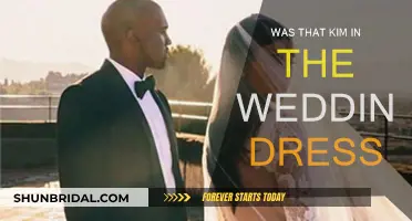 Kim's Wedding Dress: A Surprise Appearance