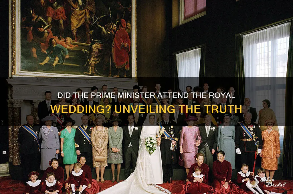 was the prime minister at the royal wedding