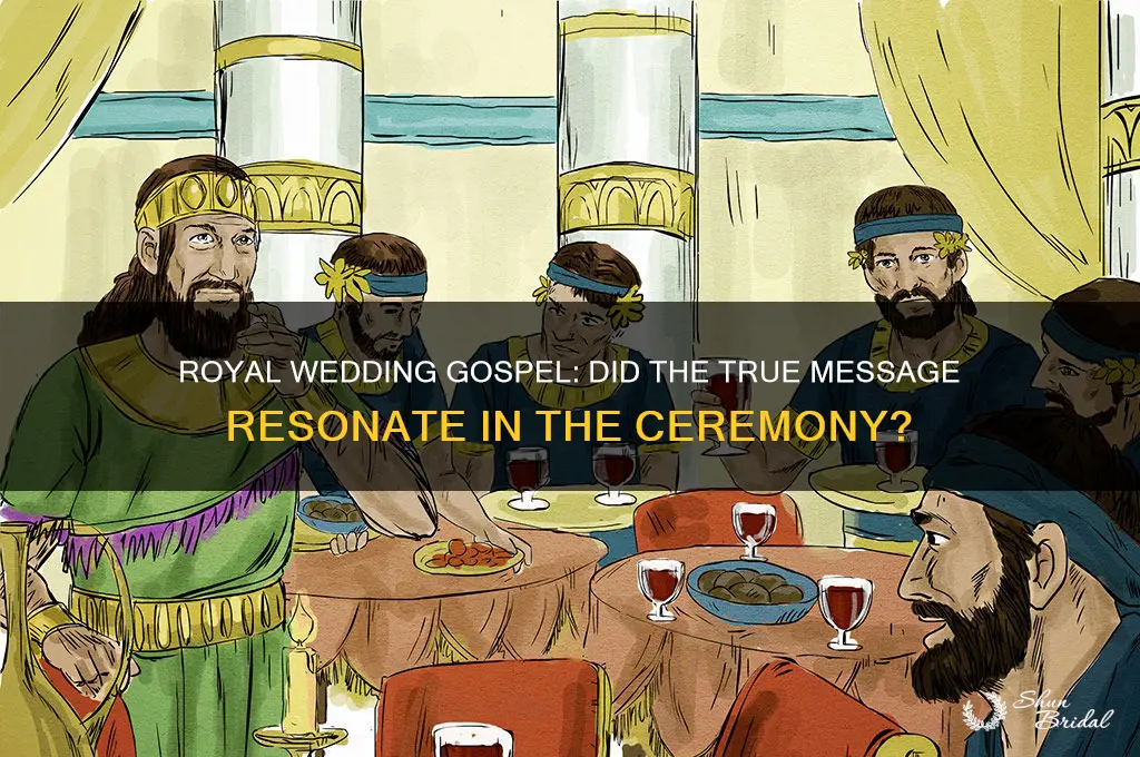 was the true gospel preached at the royal wedding