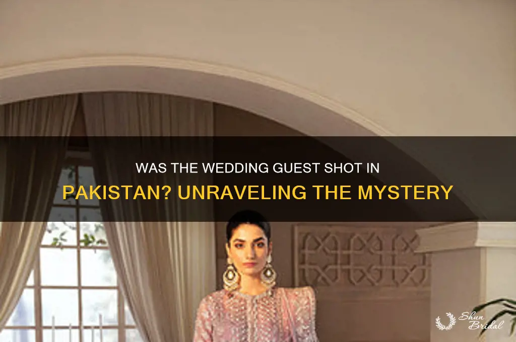 was the wedding guest shot in pakistan
