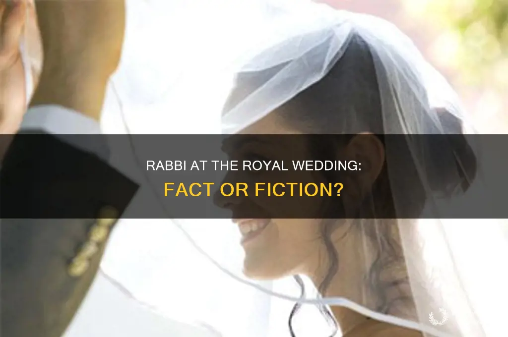 was there a rabbi at the royal wedding