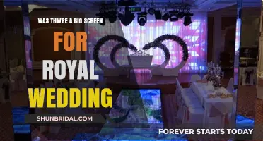 Did the Royal Wedding Feature a Big Screen Display?