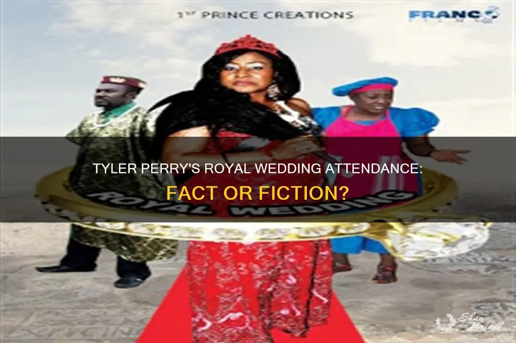was tyler perry at the royal wedding