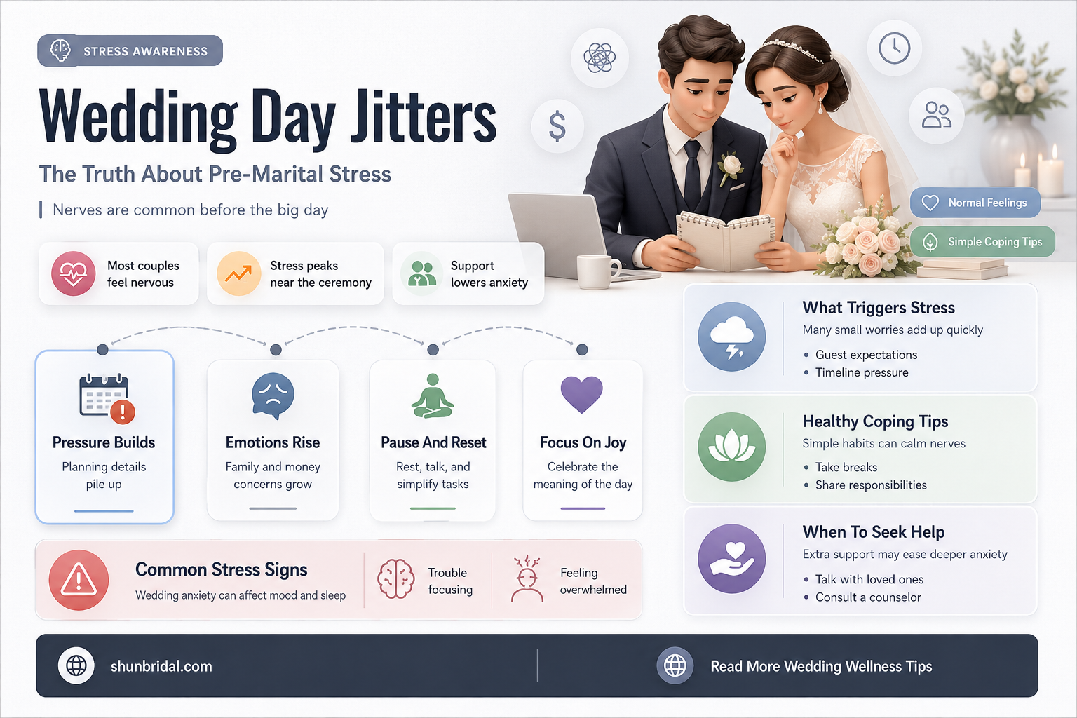 are people really stressed the day of their wedding
