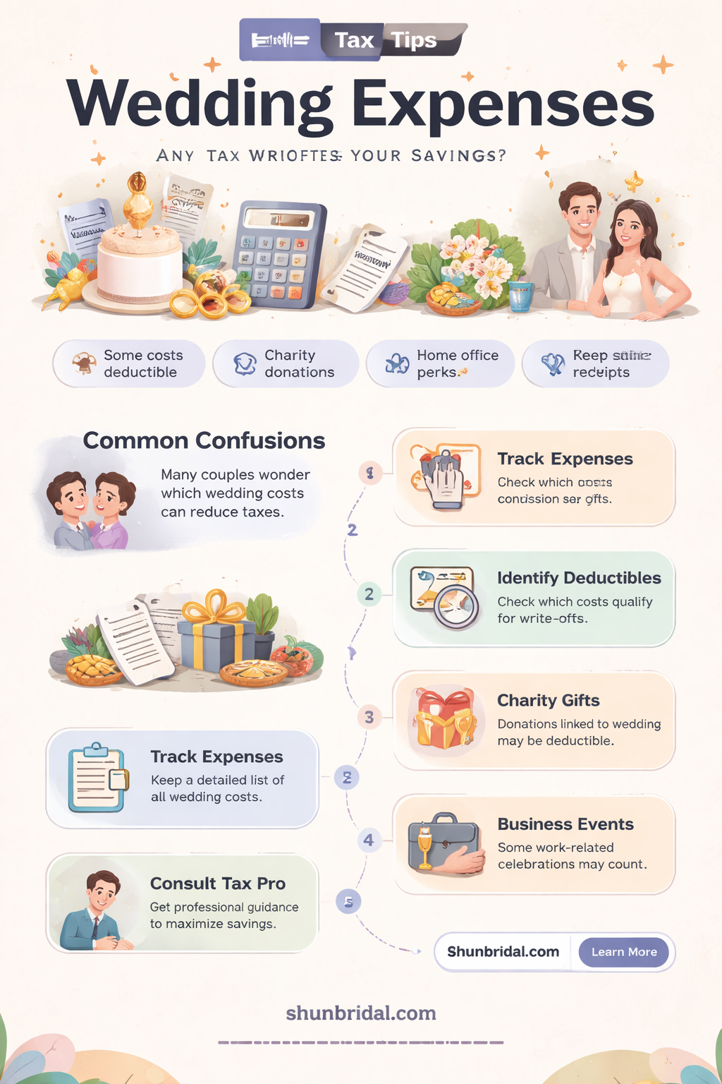 are any wedding expenses tax deductible