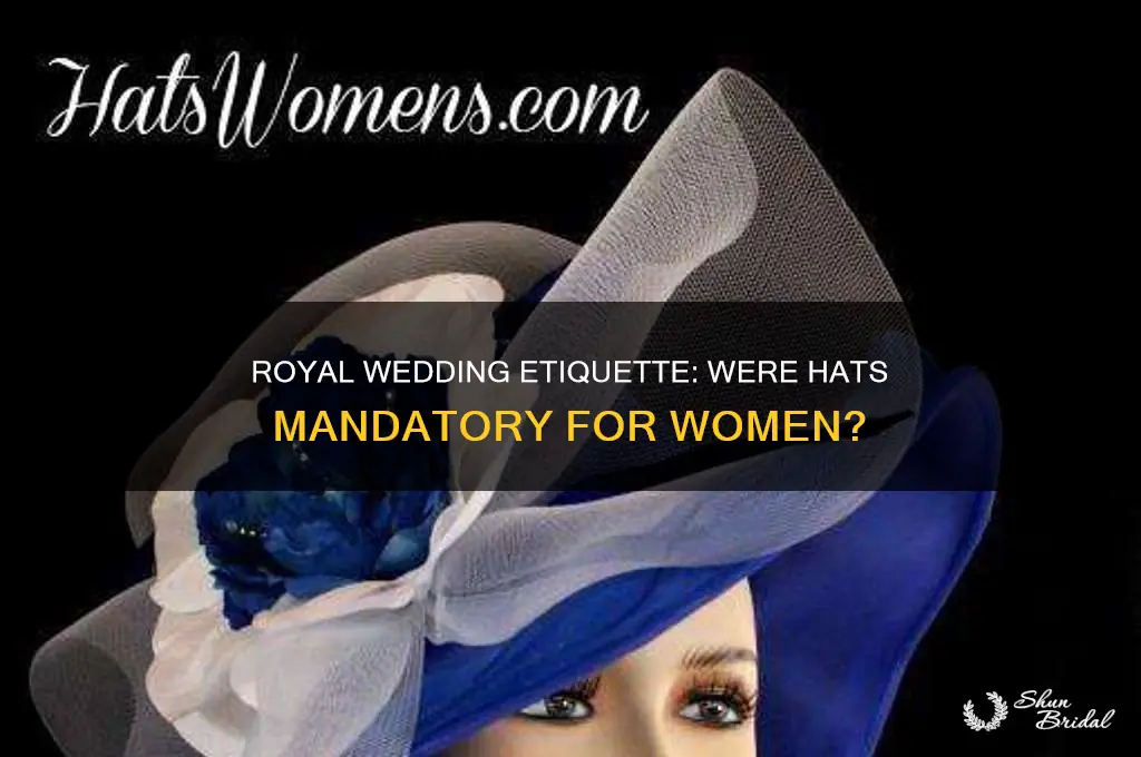 were hats required for women at the royal wedding