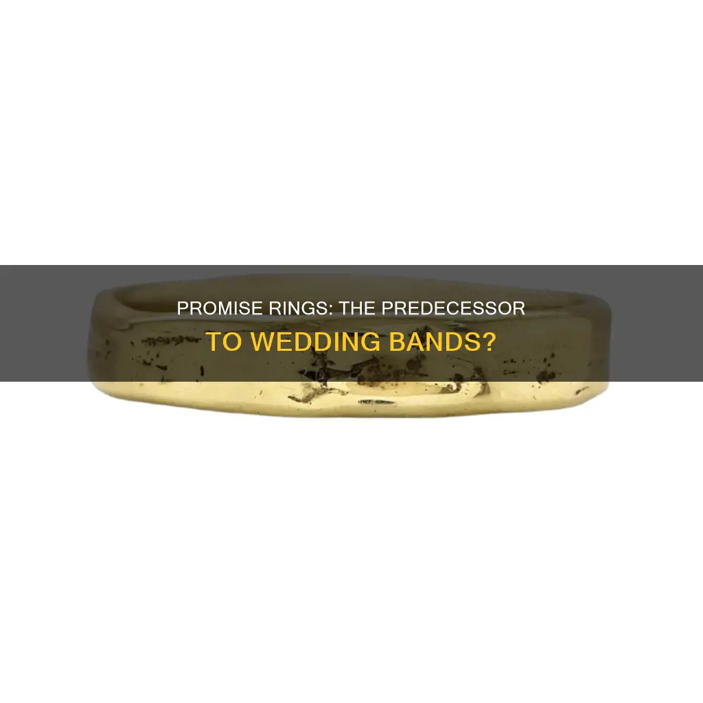 were promise rings the original wedding band