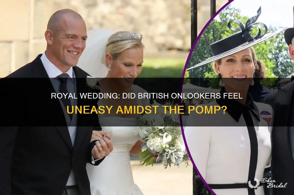 were the british people unfomfortable at the royal wedding