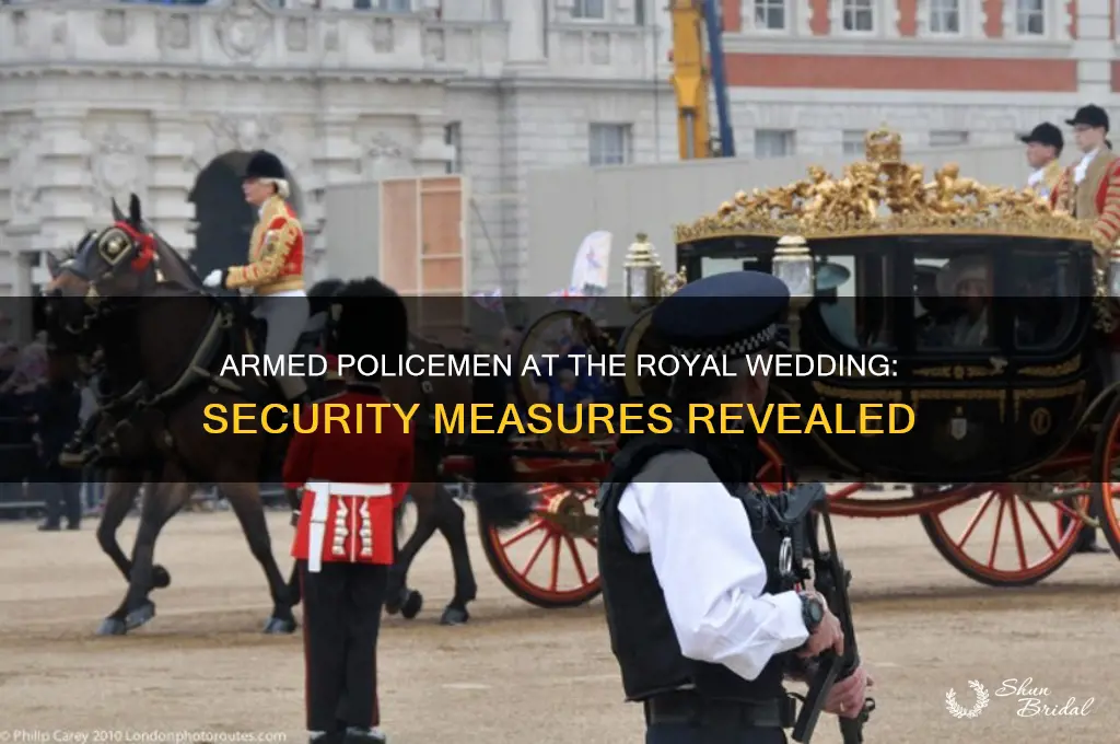 were the policemen at the royal wedding armed