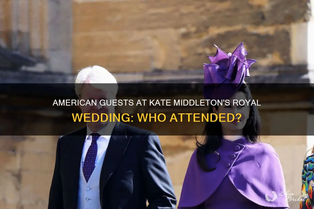 were there americans at kate middleton