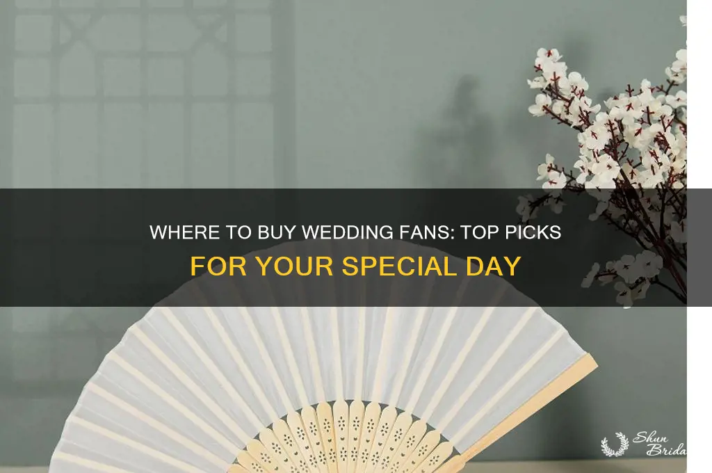 were to buy wedding fans