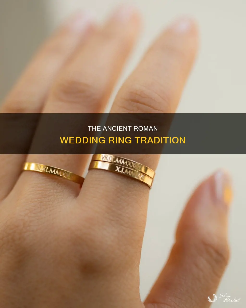 were wedding rings in rome 180 ad