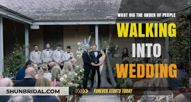 Traditional Wedding Processional Order: Who Walks In When and Why