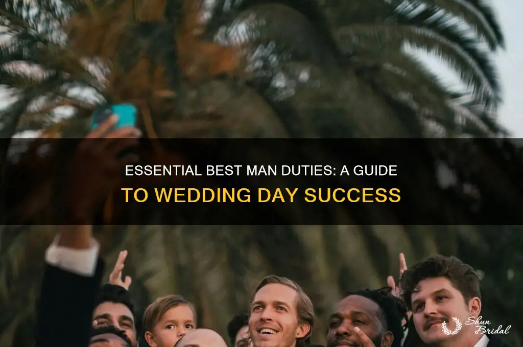 what a best man duties