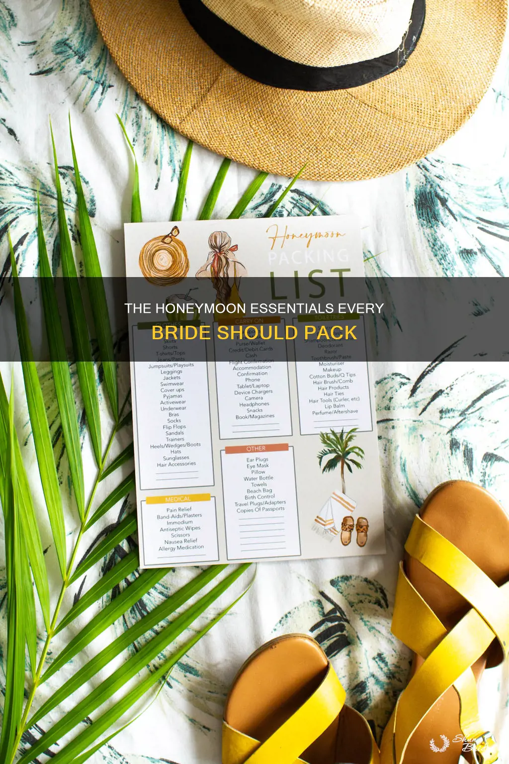 what a bride needs for her honeymoon