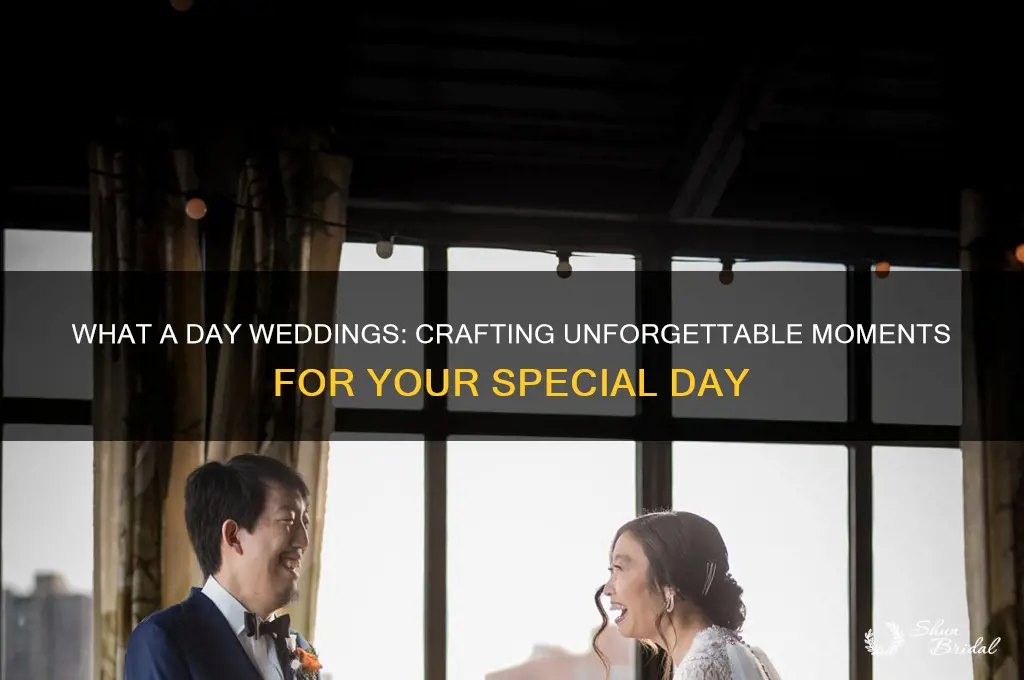 what a day weddings