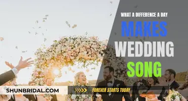 A Wedding Song to Remember: "What a Difference a Day