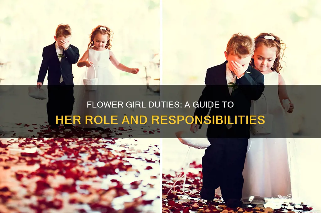 what a flower girl does