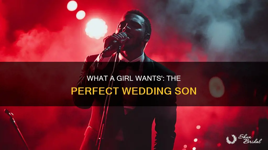 what a girl wants song at the wedding