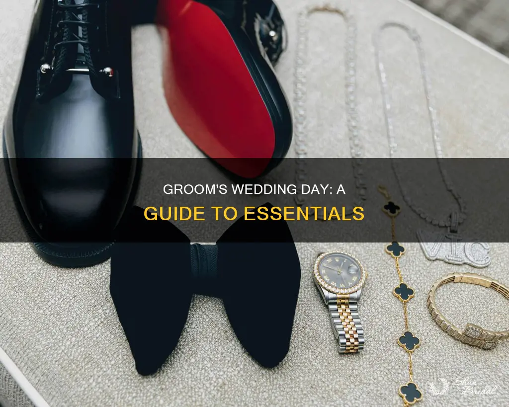 what a groom needs on wedding day