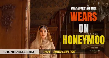 Pakistani Bride's Honeymoon Attire: A Cultural Fusion Fashion Journey