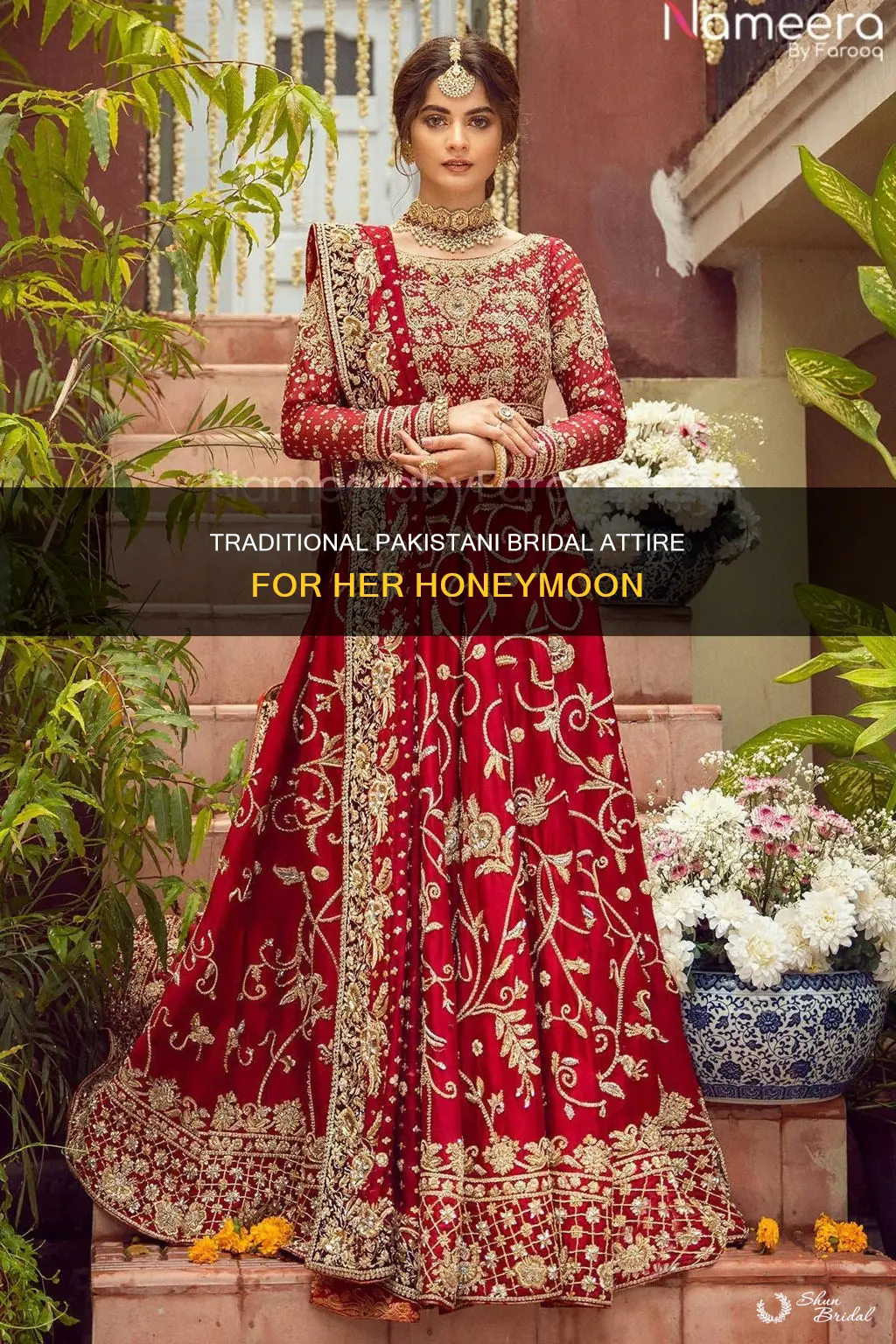 what a pakistani bride wears on honeymoon