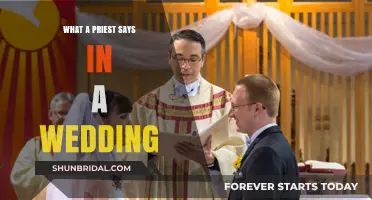 Sacred Vows: Understanding the Priest's Words in a Wedding Ceremony