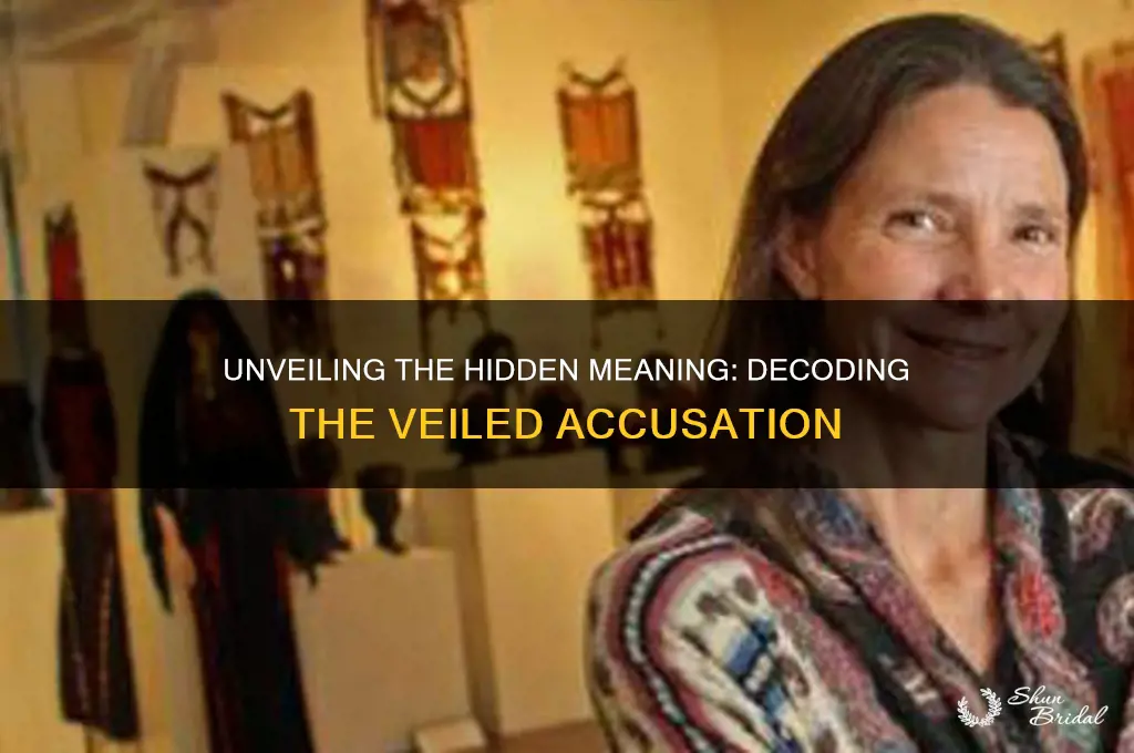 what a veiled accusation