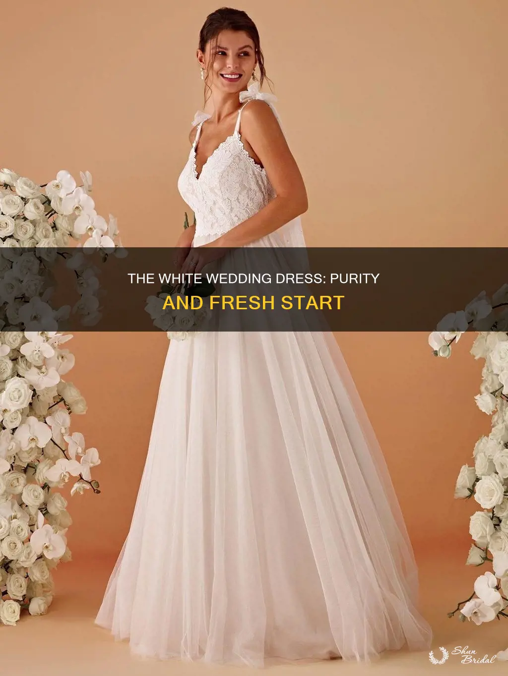 what a white wedding dress symbolizes