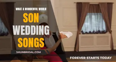 A Wonderful World: Tunes for a Son's Wedding